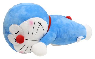 Подушка для тела MORIPiLO Doraemon, приблизительная. 45 см x 30 см x 25 см Синяя официальная подушка для сна с персонажами ShoPro Shogakukan из микрофибры