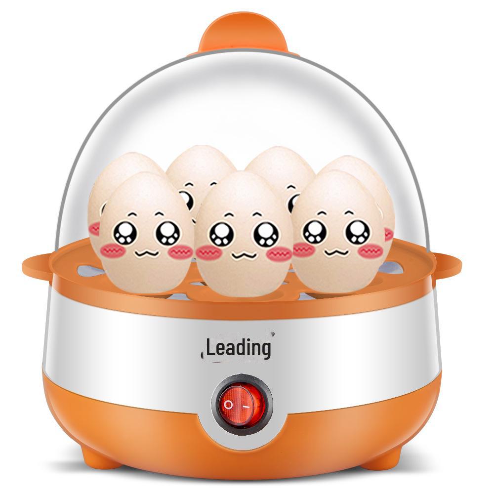 Lingrui Single-Layer Egg Cooker: Automatic Steamer for Boiled Eggs and Fast Breakfasts