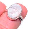 Natural Scolecite Gemstone Handmade 925 Sterling Silver Jewelry Ring Size 5 t0D25