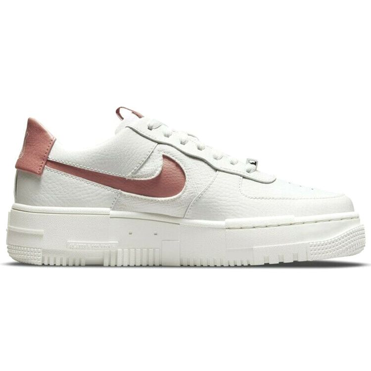 Nike Air Force 1 Pixel White Rust Pink Женские кроссовки Summit-White CK6649-103