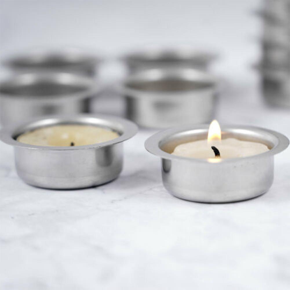 Container Candle Cups Décor Hardware Home Stainless Steel
