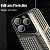 Matte Slim Full Lens Protection Hard Phone Case for iPhone 16 15 14 13 12 Pro Max Plus Fashion Hollow Heat Dissipation PC Cover