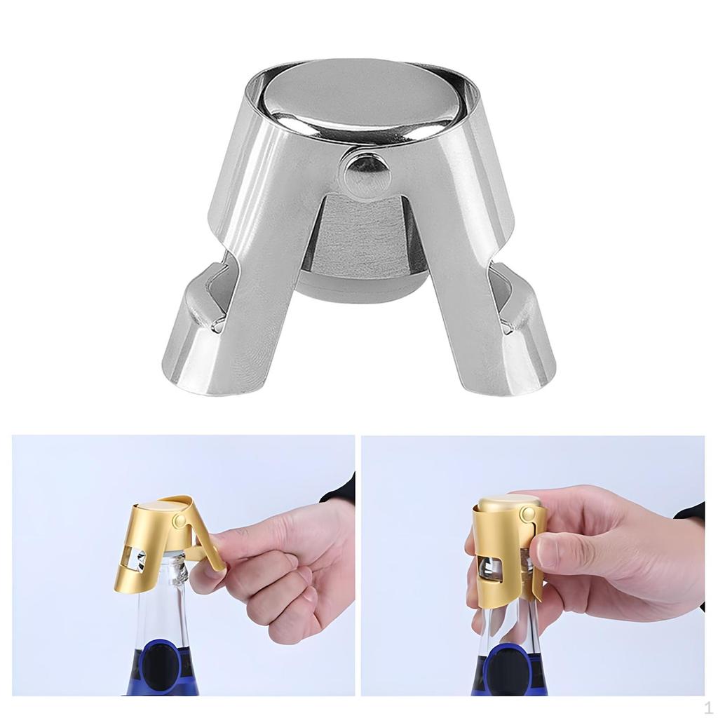 Крышка бутылки с шампанским, герметичная герметичная уплотнительная заглушка из нержавеющей стали для кавы