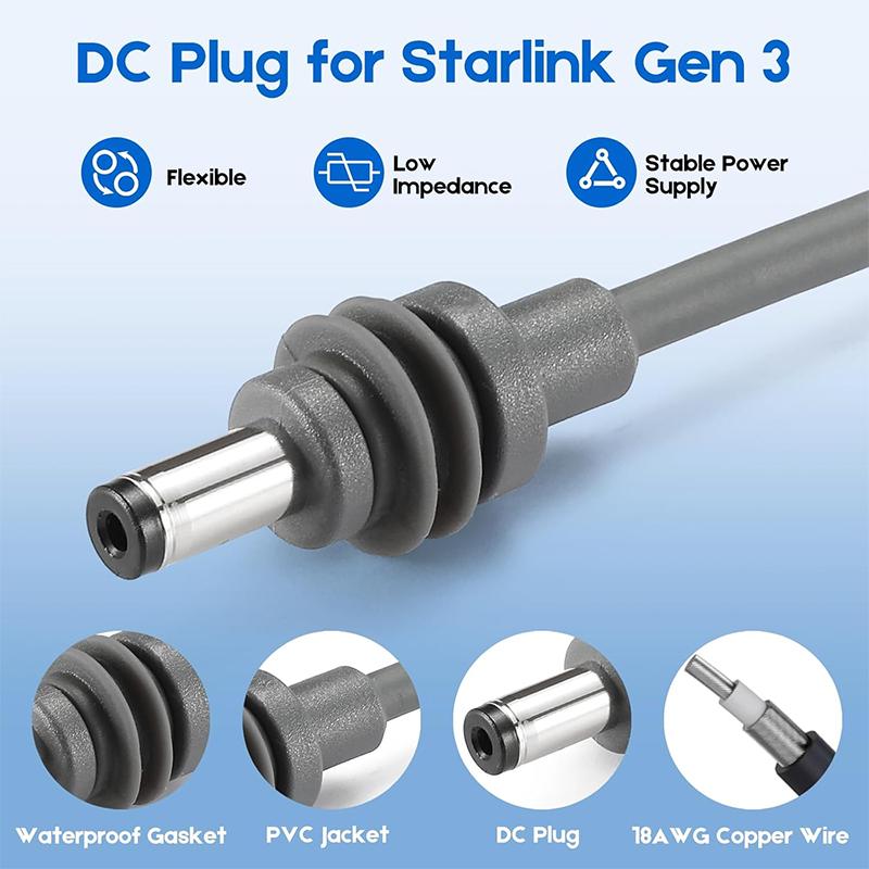 DC-DC Step-up Module 12V to 30V 3.5A 105W Power Supply 12V24V to 30V Booster with DC Power Cord Starlink Mini Step Up Power Cord