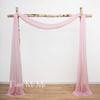 6 -10 Meters Wedding Arch Drape Fabric Sheer Chiffon Tulle Curtain Drapping Backdrop Party Supplies Drapery Ceremony Decoration