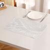 European Light Luxury Table Mat Waterproof and Oil-proof PVC Western Food Mat Streamer Advanced Sense INS Wind Table Flag