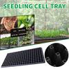 200 Cells Gardening Mini Breathable Lids Plastic Germination Box Nursery Pots