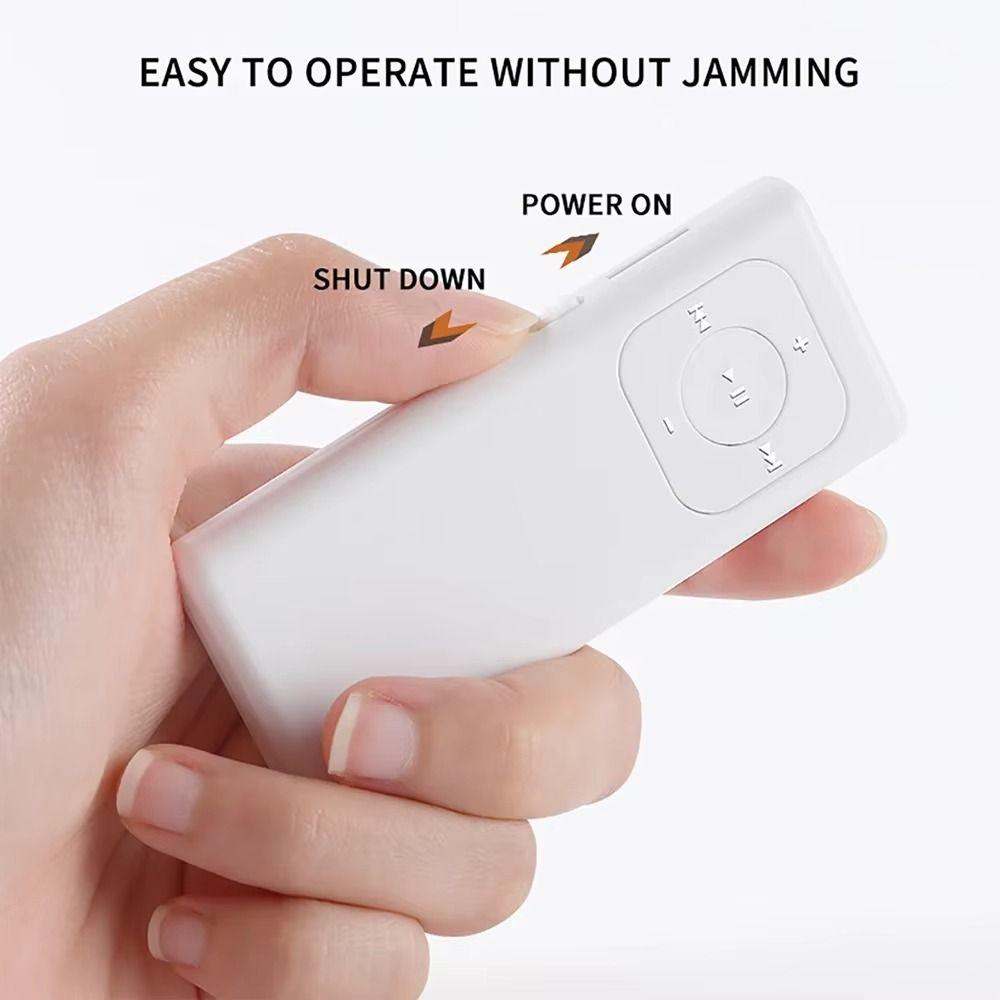 Ultra-thin Student MP3 Long Strip Mini Music Player Fashion MP3 Music Player Children Gift