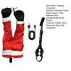 Festive Indoor Wall Hanging Decor Christmas Swinging Leg Ornament, Electric Santa Legs for Tree, Red And Green Holiday Accents Fluffy Funny