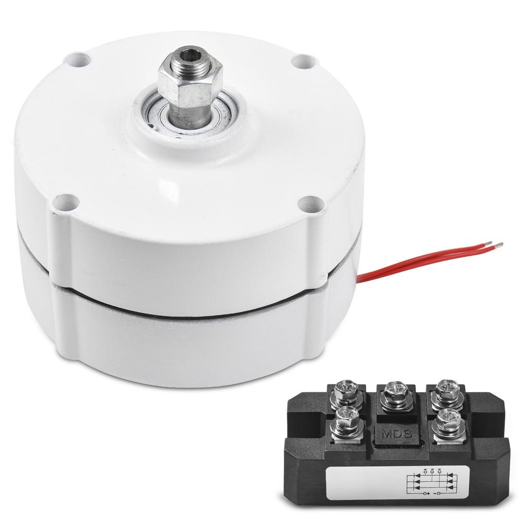 Трехфазный генератор переменного тока 300 Вт, генератор с постоянными магнитами, 750 об/мин, 12 В, высокоскоростной редкоземельный NdFeB