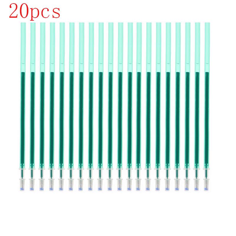 10/20Pcs 0.5mm Ink Gel Pen Erasable Refill Rod Erasable Pen Washable Handle School Writing Stationery Pen Refills
