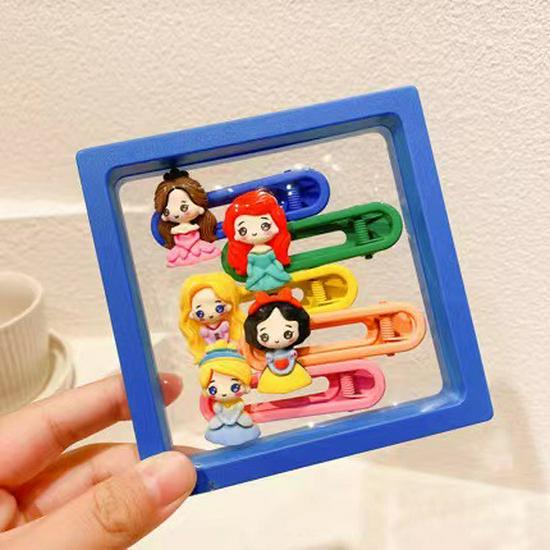 Набор красочных мультяшных заколок для волос для девочек - Милые заколки в виде уточки и боковые заколки для челок маленьких девочек