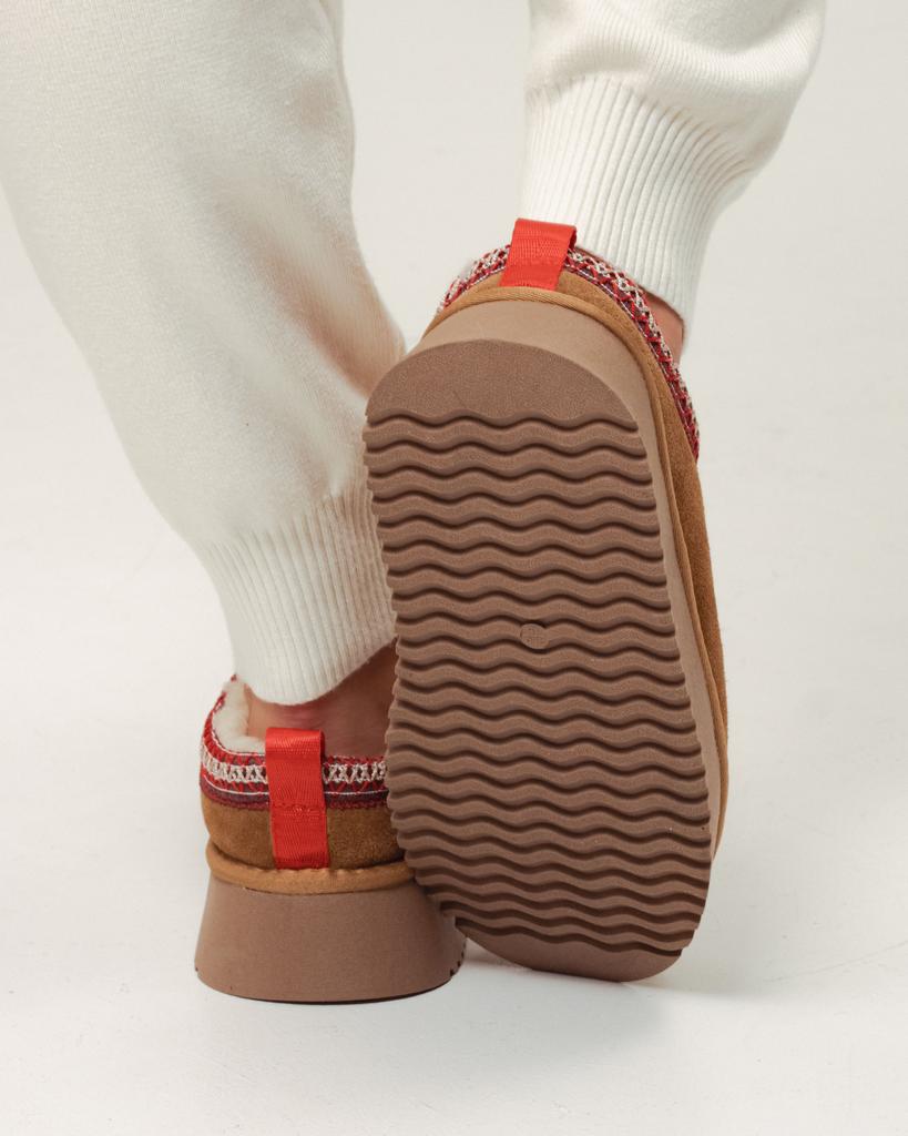 Women's Ugg Boots Allsy 188039 36 Red Suede