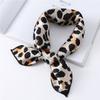 2021 Small Size Women Scarf Fashion Print Silk Scarves Square Neck Office Satin Handkerchief Bandana Foulard