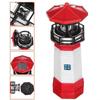 Lighthouse Shape Solar LED Light Garden Fence Yard Outdoor Adornment Smart Sensor Beacon Rotating Lamp Solar Light Decor