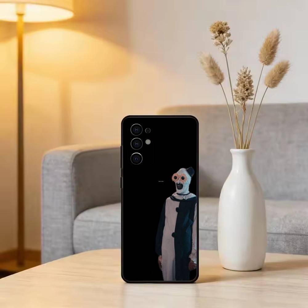 Чехол для телефона T-Terrifier H-Horror C-Clown для Samsung S25, S24, S21, S22, S23, S30, Ultra, S20, Plus, Fe, Мягкий силиконовый черный чехол