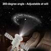 Unique Gift for Friends Star Projector Night Light, USB Space Moon Lamp Car Adjustable Scene Lighting Bedroom, Creative Live Stream Background