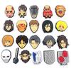 21 Attack On Titan Anime Shoe Charms for Crocs - DIY Shoe Decorations