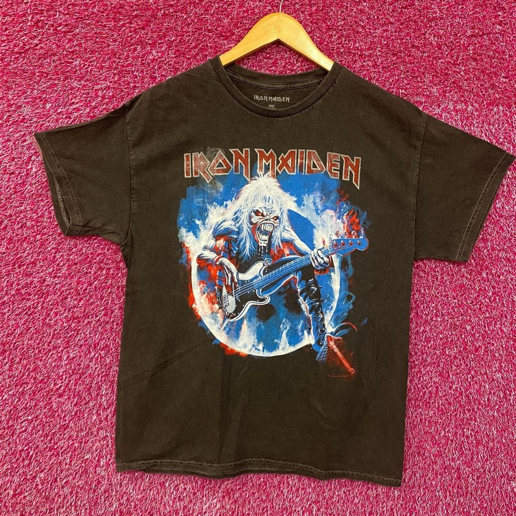 Футболка с обложкой альбома Iron Maiden Fear Of The Dark, Эдди