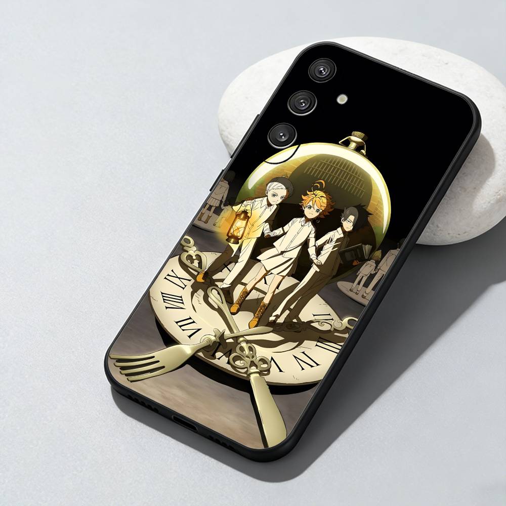 E-Emma Anime TNP The Neverland Phone Case For Samsung Galaxy A73,A72,A71,A70,A52,A51 Others Soft Black Cover