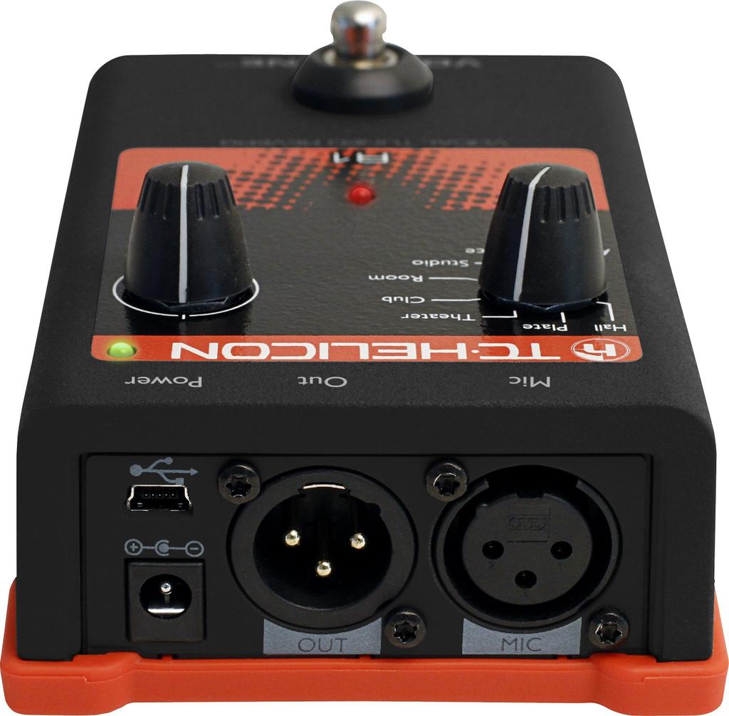 Педаль вокальной реверберации TC HELICON VOICETONE R1 []