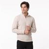 Pierre Cardin Men's Wool Blend Half-Zip Polo Shirt