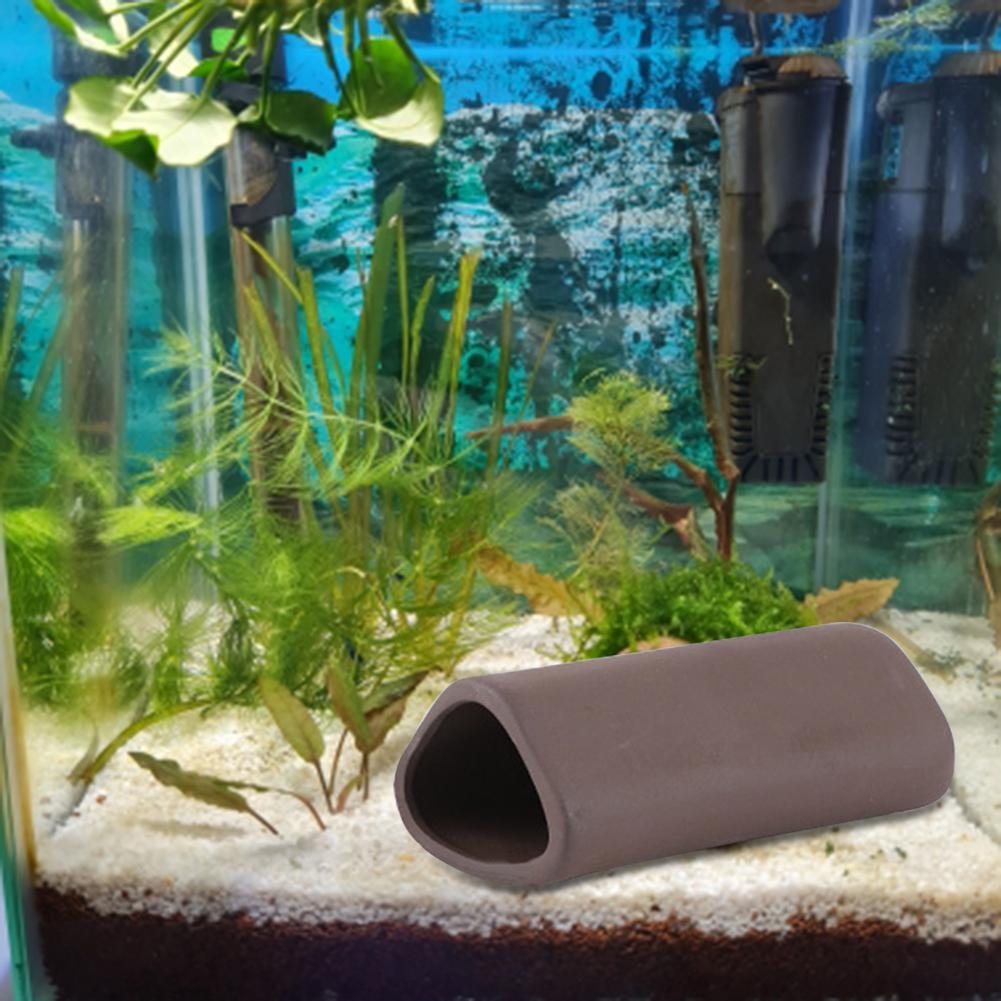 Керамическое гнездо для рыб и креветок, хрустальный домик, специальный глиняный горшок, укрытие, земляная труба, пещера, аквариум, разведение креветок, керамическое украшение