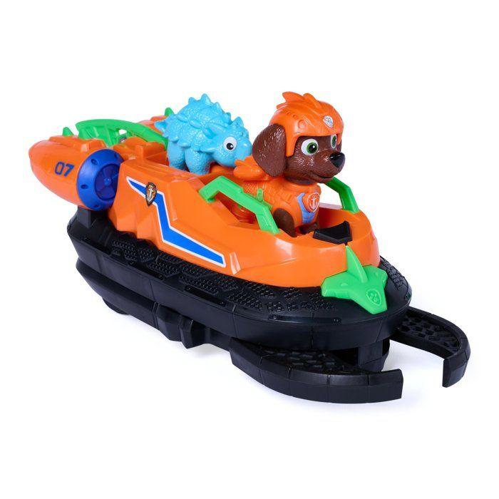 Véhicule + Figurine Zuma - La Pat' Patrouille - Le Film Mission Dino - SPINMASTER - A Partir De 3 Ans