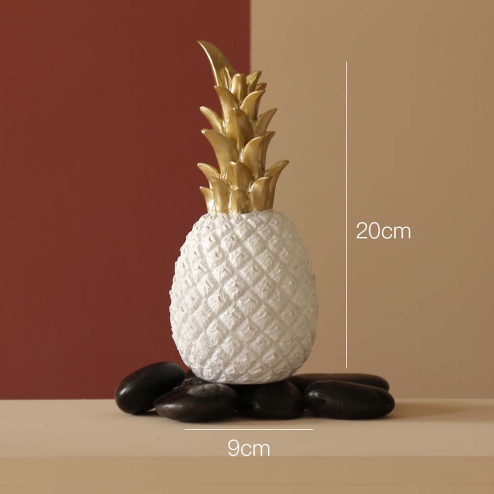 Pineapple Miniatures Resin Crafts Luxury Desk Ornaments Home Desk Decor Decoration Ornaments
