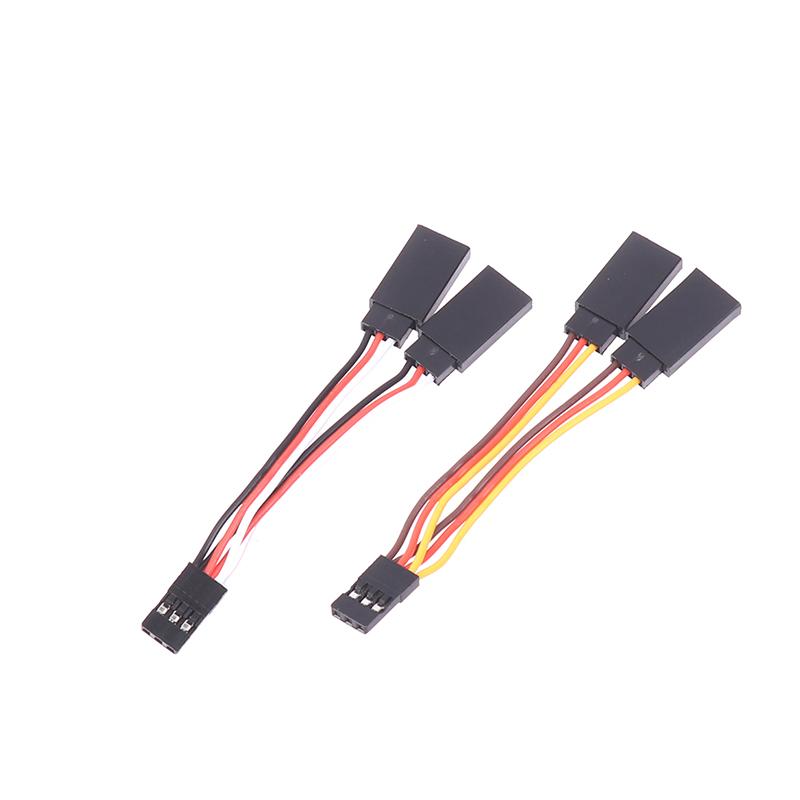 Распродажа 5 шт. Сервопривод в стиле Jr/Futaba Кабель-разветвитель Y 1 к 2 Провод-удлинитель с разъемами папа-мама для радиоуправляемых моделей 7 см