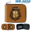Harry Potter Wallet Short Zip Around PU Leather Coin Purse Card Holder for Students