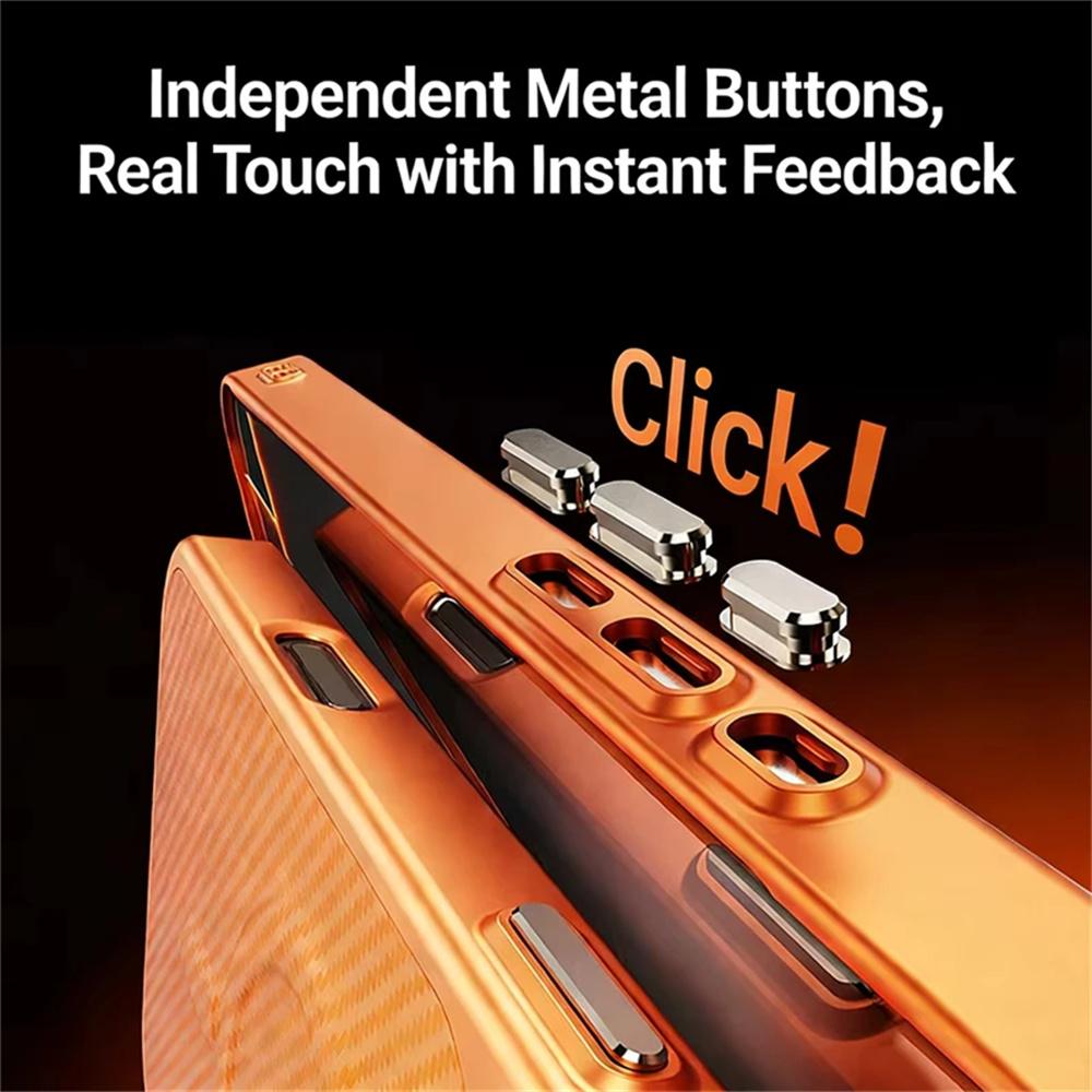 Роскошный кожаный чехол из углеродного волокна для iPhone 17 16 15 14 13 Pro Max для беспроводной магнитной зарядки Magsafe, противоударный чехол для телефона