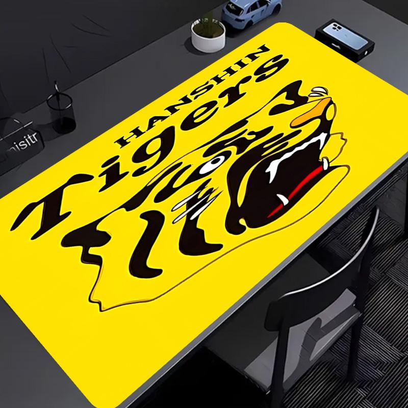 Коврик для мыши Hanshin Tigers - Нескользящая резиновая основа, Гладкая поверхность для работы, игр, офиса и дома, Настольный коврик для мыши