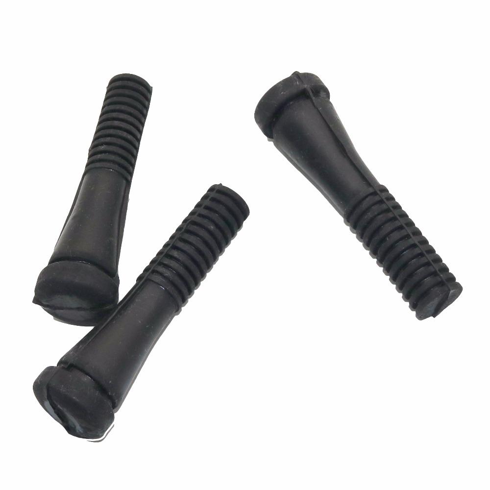 9.7 Cm Rubber Plucking Fingers Removal Machine Poultry Rubber Rod Pigeon Quail Glue Stick Plucker Poultry Supplies Tool 50 Pcs