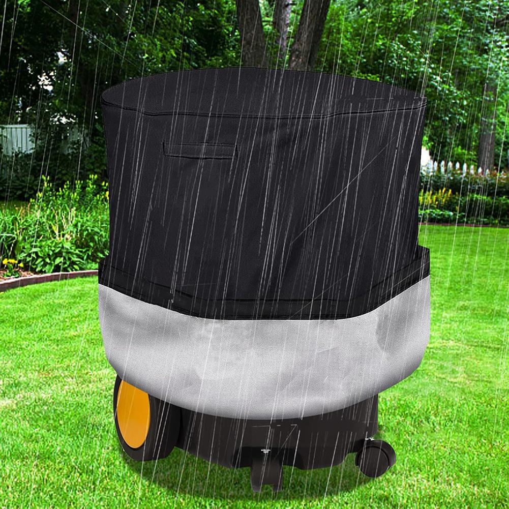 210D Oxford Fabric Cover Electric Leaf Mulcher Cover Adjustable Elastic Closure Easy To Clean Indoor And Outdoor Use 85 X 110 Cm