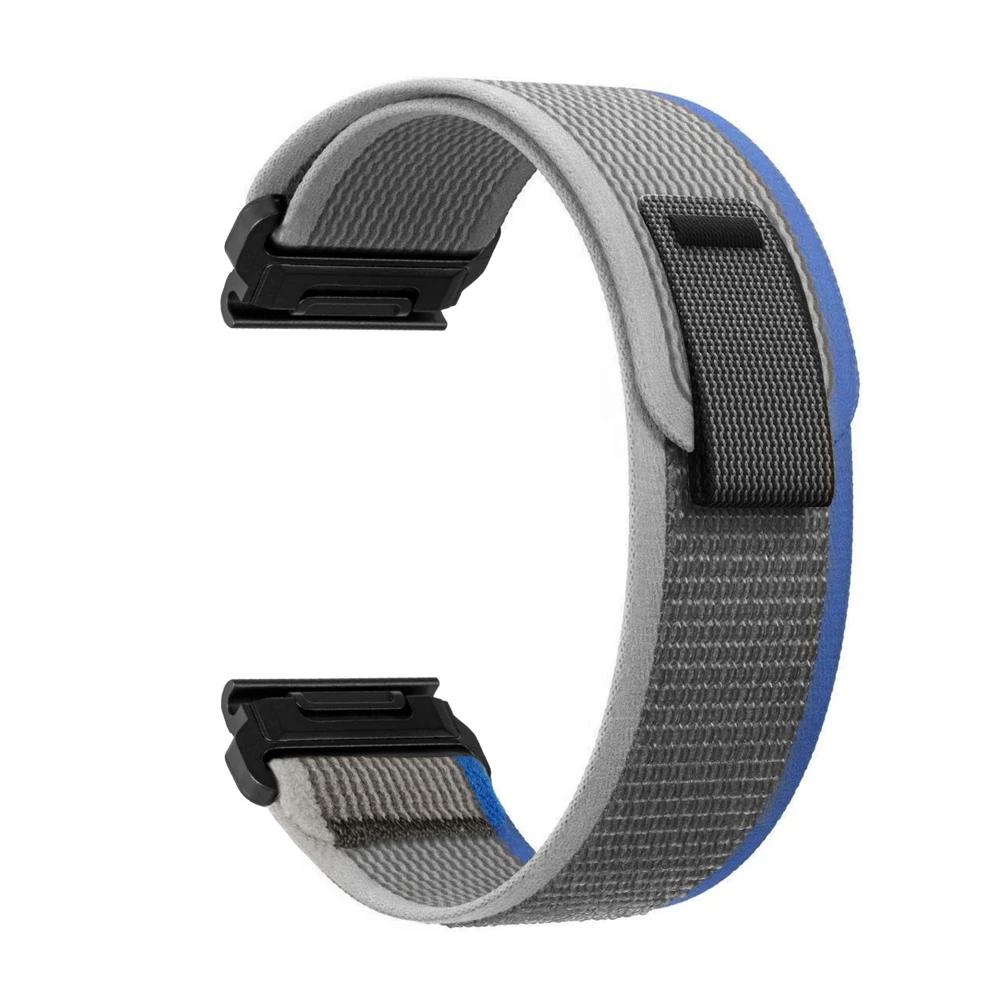 22 мм 26 мм Нейлоновый ремешок для Garmin Epix Pro 51 мм 47 мм Mk2i/Mk1 Enduro MARQ Gen 2 Наружный холщовый Trail Loop Плетеные быстросъемные ремешки