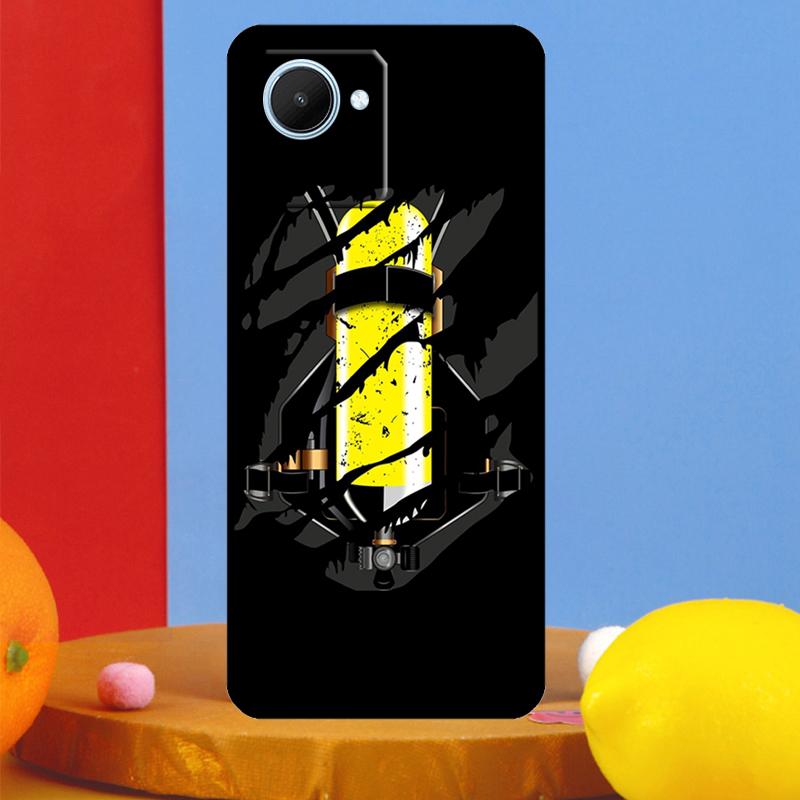 Firefighter Heroes Fireman For Realme GT7 Pro GT6 10 11 12 13 14 15 Pro Plus C55 C67 C63 C61 C53 C35 C65 C75 C71 Case