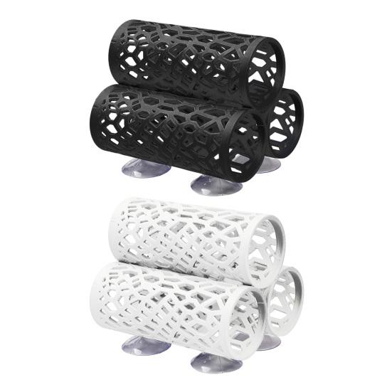 Туннель для рыбки петушка 3-в-1, декор для аквариума, укрытие для маленьких рыбок, гамак для петушка на присосках, трубка для отдыха и игр для петушков, гуппи, неонов