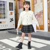 Девичья плиссированная клетчатая юбка в корейском стиле для осени/зимы
