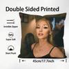 AAriana GrandeE Singer Cushion Cover Plush Fabric Soft DoubleSided Printed Sofa Warm Winter Home Child Gift Pillow Case