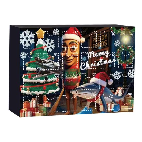 Advent Calendar 2025 Acrylic Christmas Countdown Calendar with 24 Unique Mini