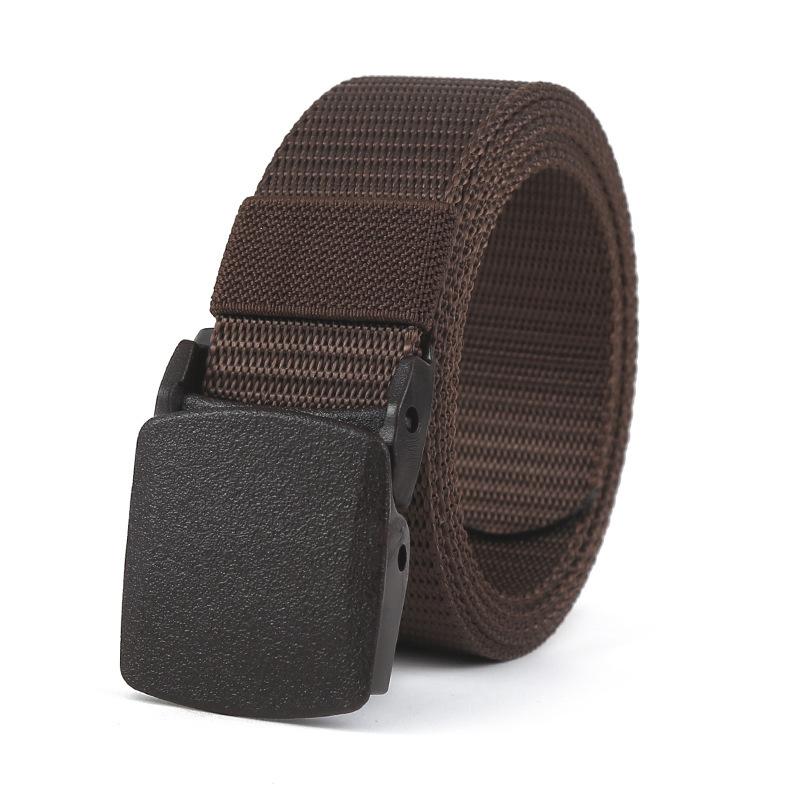 Нейлоновый тактический ремень, мужской неметаллический спортивный ремень для занятий спортом на открытом воздухе, студенческий военный тренировочный холст