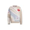 Originals Sportswear Logo Intarsia Pullover Knit Sweater Men Tops Light-Khaki IN0985