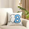 Personalised Cushion Cover Reversible Plush Pillow Cover Soft Fluffy Home Decor for Sofa Bedroom