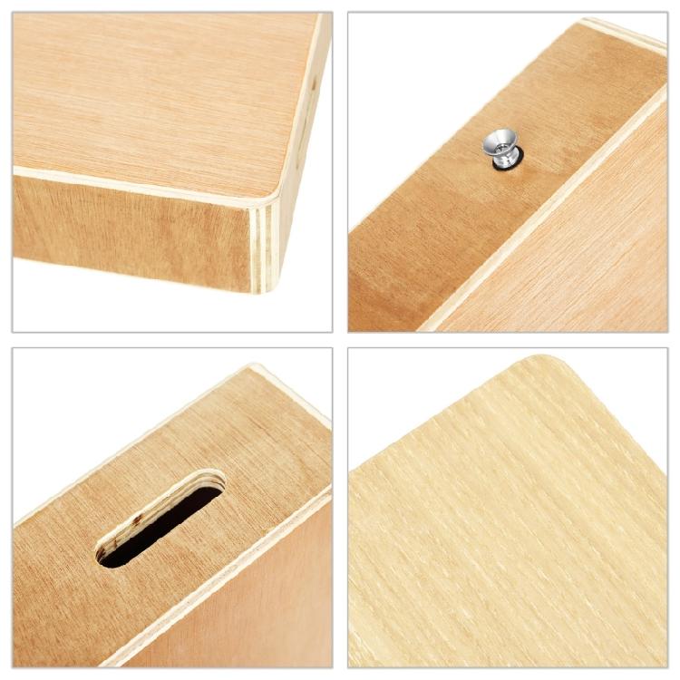 Hand Drum Easy to Carry Wood Rhythm Wood Hand Drum for Kids Home Performances