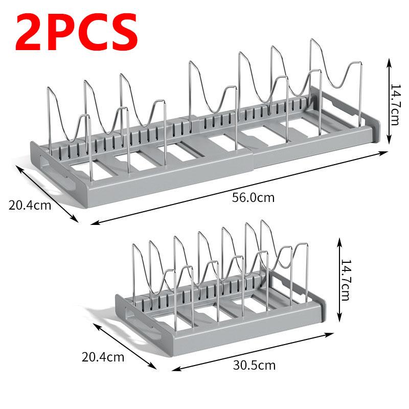 Pull Out Kitchen Organizers Cabinet Drawer Storage Rack Expandable Cutting Board Drying Tableware Sink Organizer Shelf