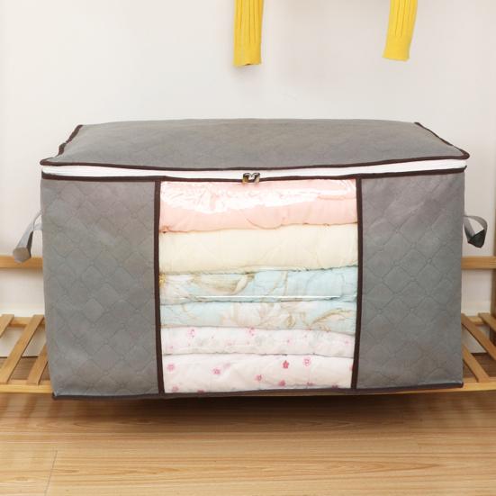 Ящик для хранения одежды Yousheng, складная сумка для хранения с двумя молниями, органайзер для шкафа с ручками для одежды, одеял, простыней, подушек