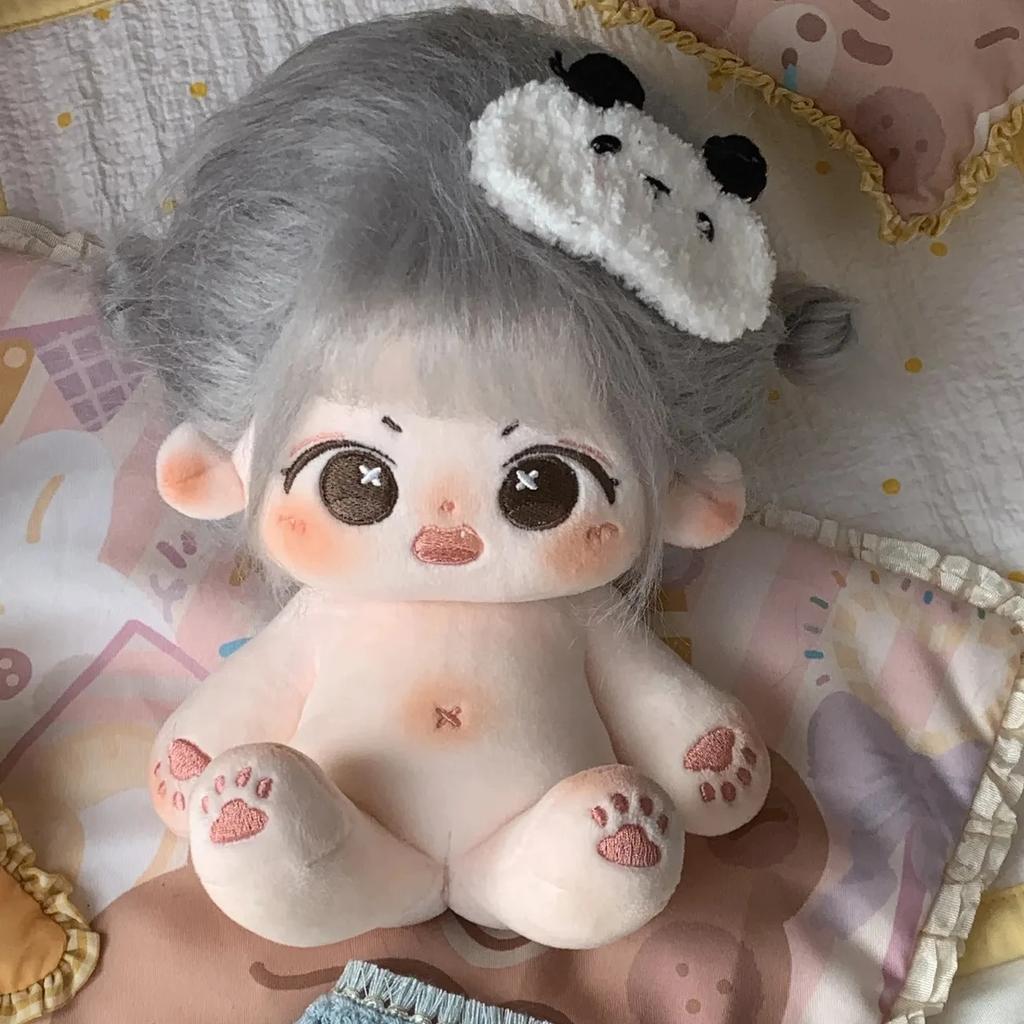 20cm Fashion Doll Cotton Idol Doll Plush Baby Toy Cow Clothes Dress Cute Plush Characters Toys Collection Gifts