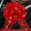 Large Red Ribbon Double Happiness Wedding Car Bows for Decoration and Door Handles