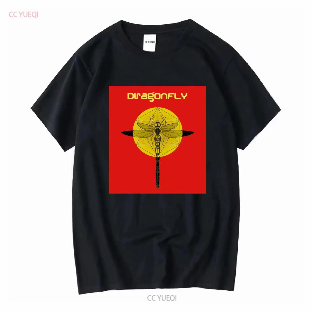 Psychedelic Trance Music Dragonfly Records Mens Cotton T Shirt vintage Washed Stretched Stylish Slightly Comfortable Versatile